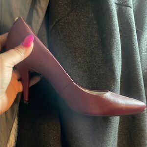 Michael Kors Red Pointed-Toe Heels